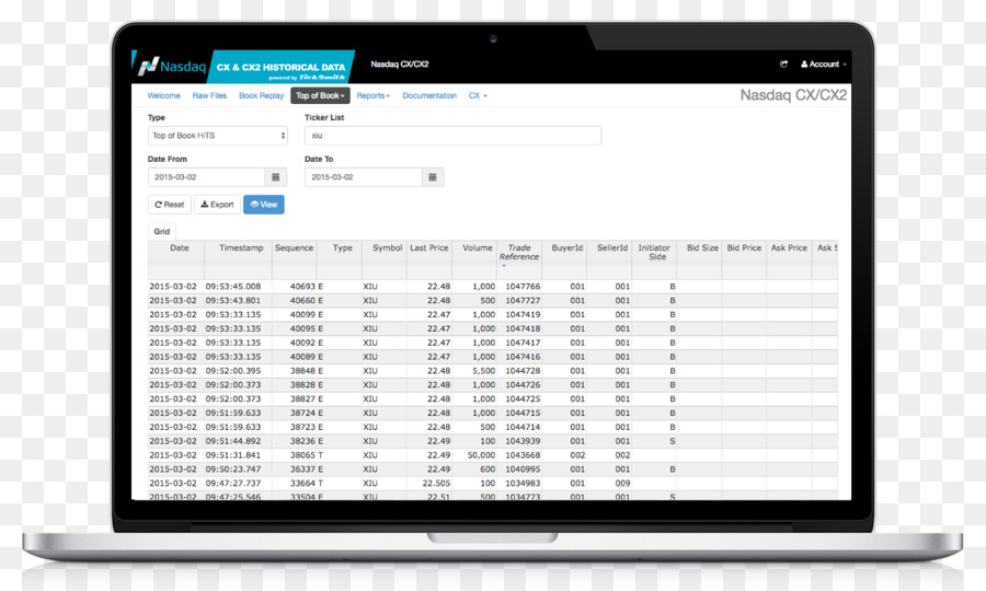 User-interface Web-Anwendung von BMC Software Web-interface