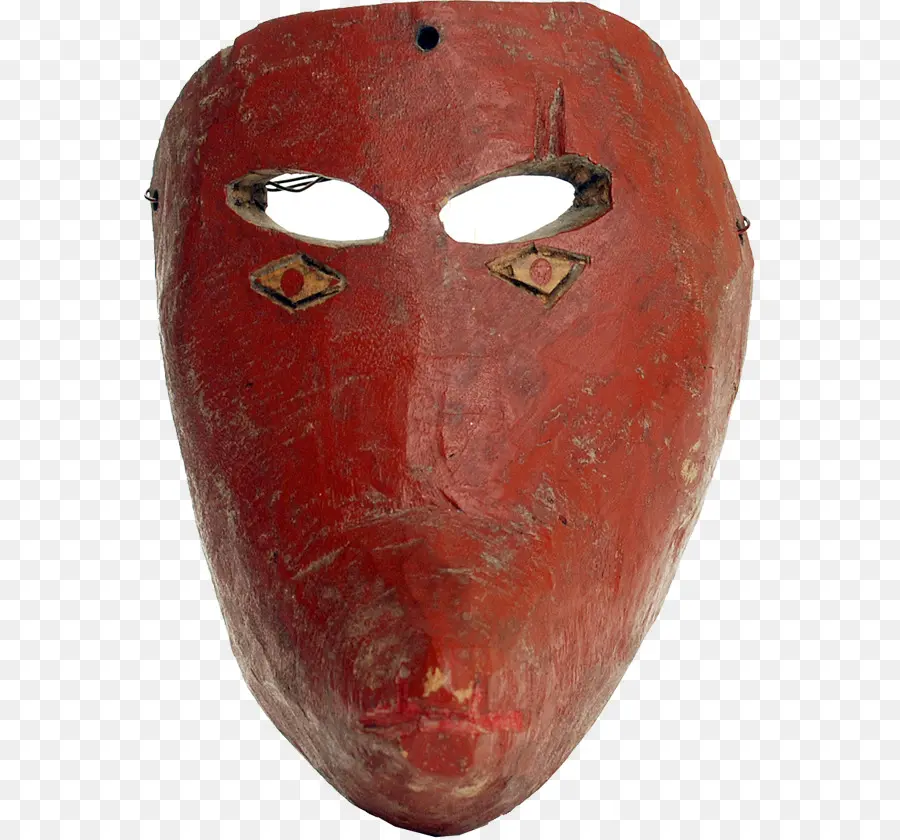 Maschera tradizionale rossa