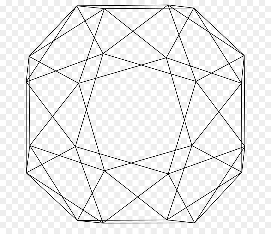 Komplexe geometrische Form mit Linien