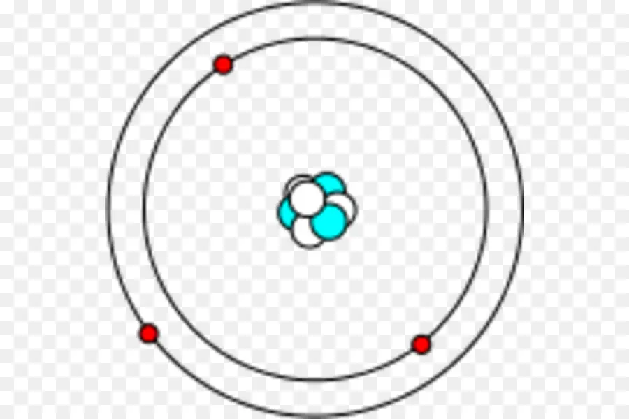 Illustration der Atomstruktur