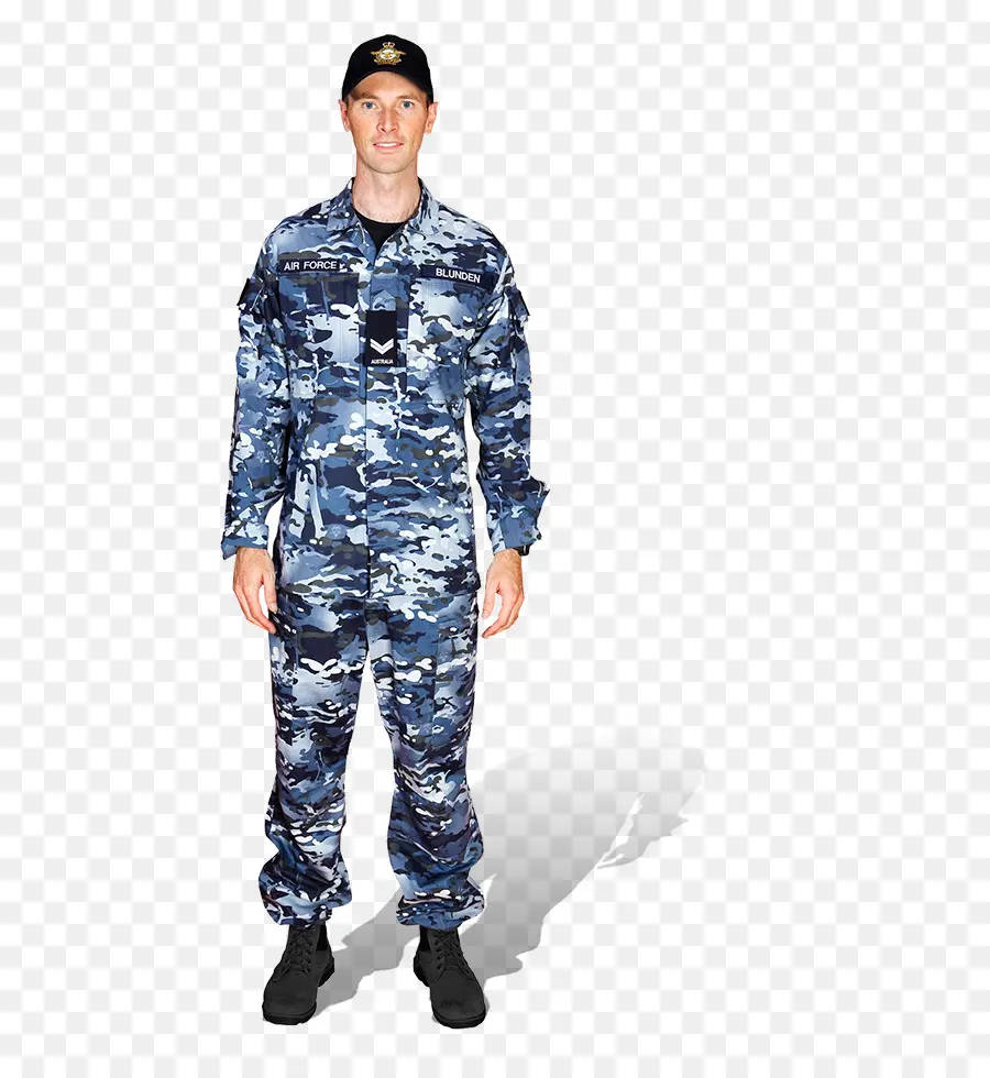 Personale dell'aeronautica militare in uniforme mimetica