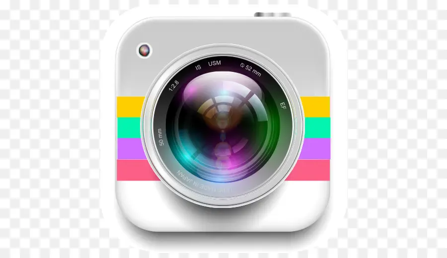 Buntes Kamerasymbol für Fotografie-Apps