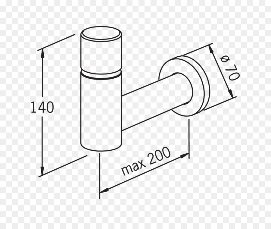 Alessi Basin mixer wall mount /m/02csf Design Türgriff Zeichnung