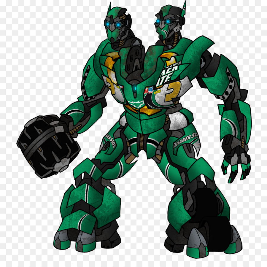 Robot corazzato verde