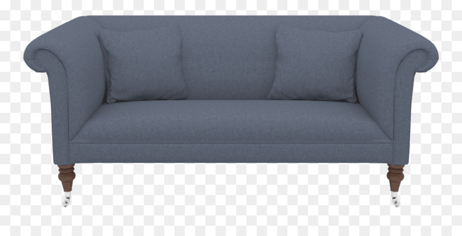 Bequemes blaues Sofa