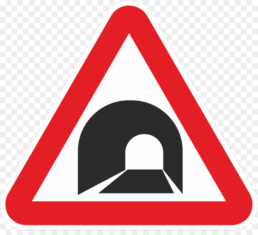 Tunnel-Warnschild