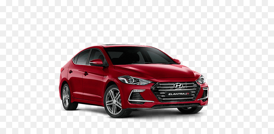 Red Hyundai Elantra Sedan