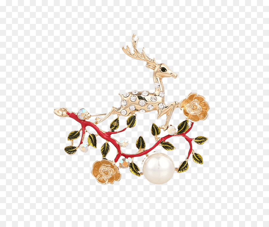 Decorative Deer Brooch