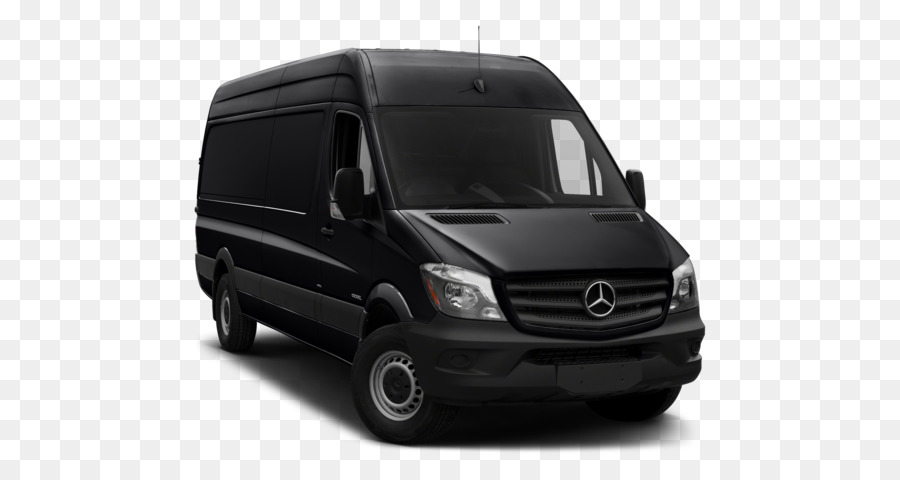 Schwarzer Mercedes-Van