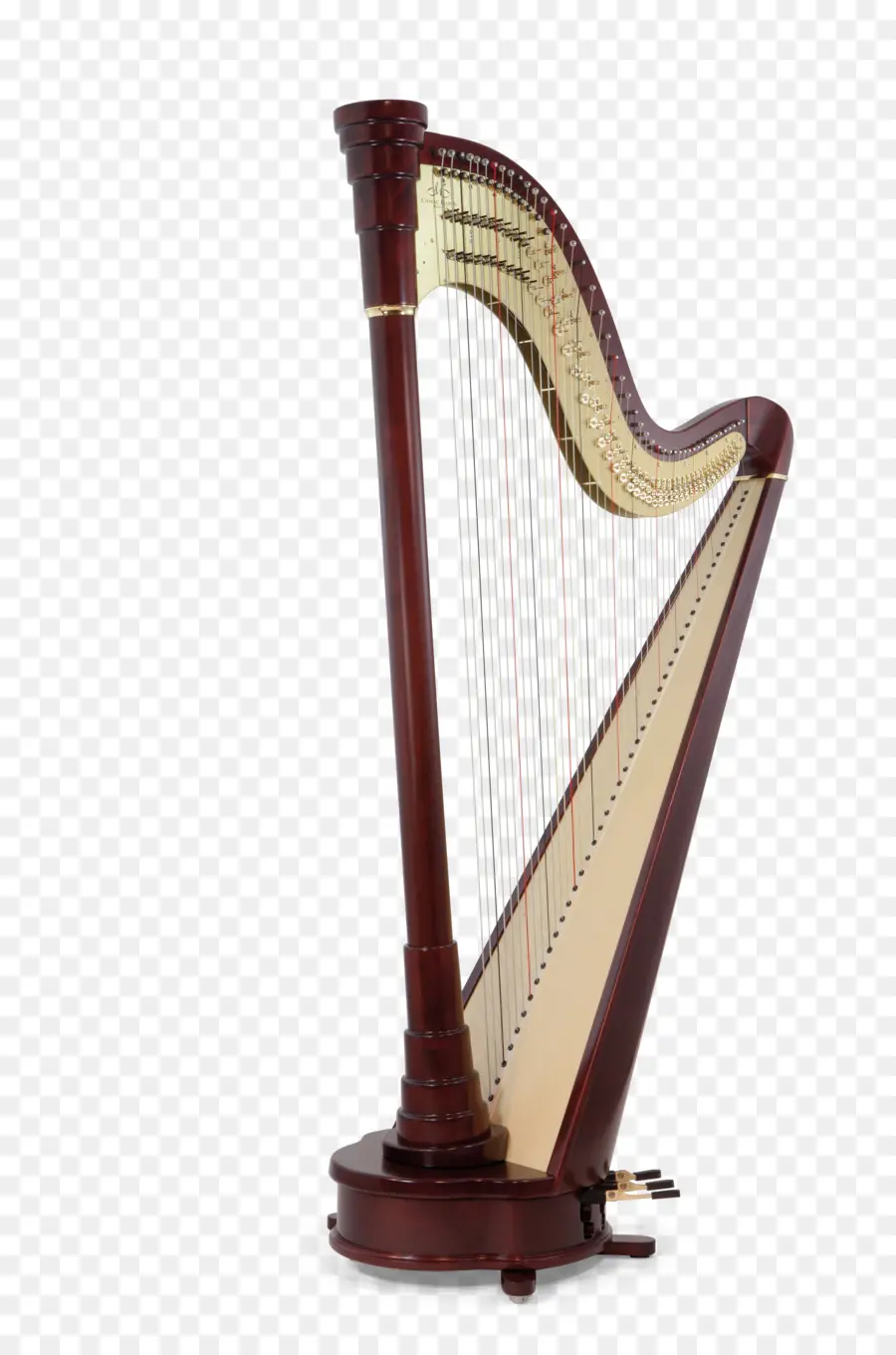 Elegantes Harfenmusikinstrument