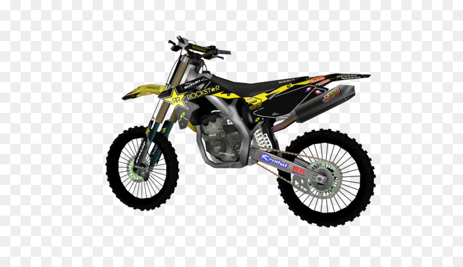 Sportiva moto da cross gialla