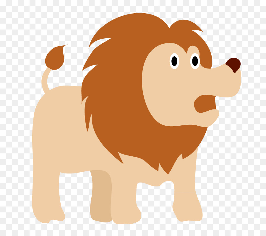 Leone Cucciolo Illustrazione Zoo Clip art