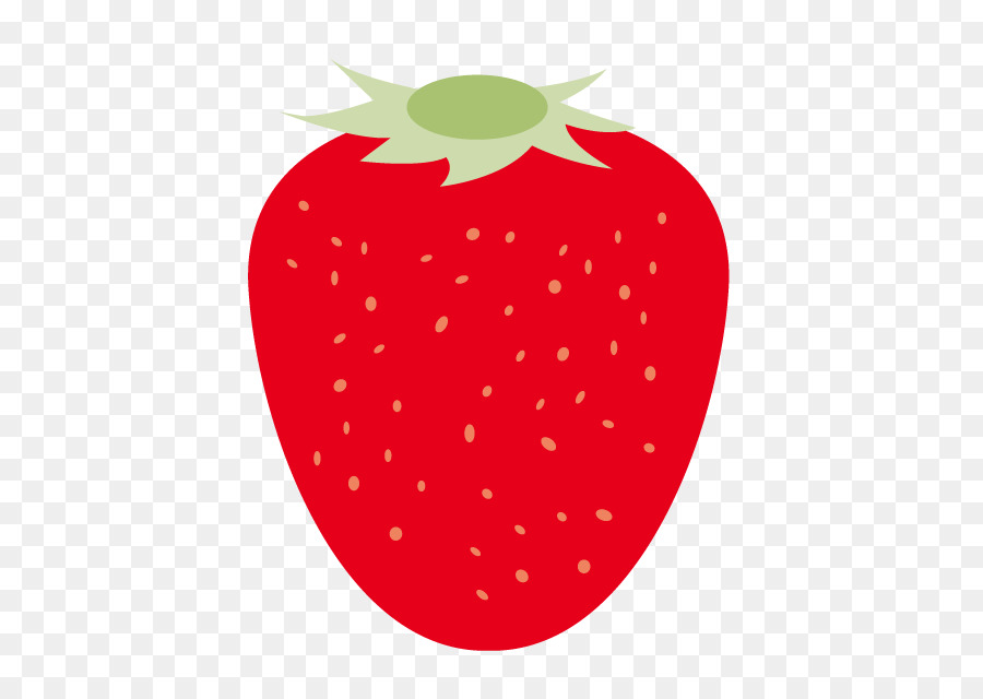 Fragole simpatico cartone animato