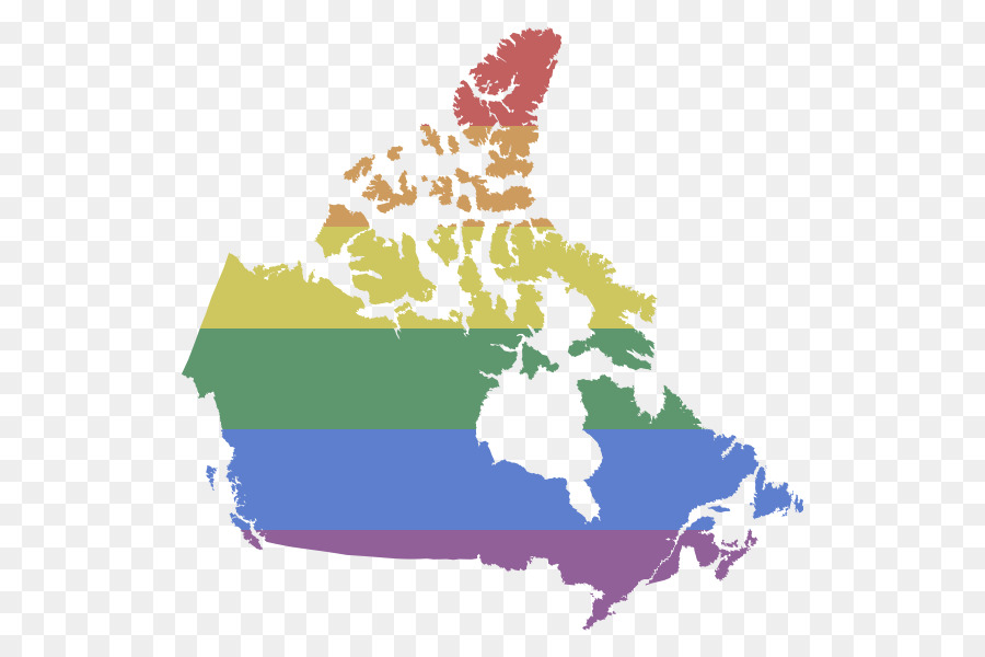 Mappa geografica del Canada