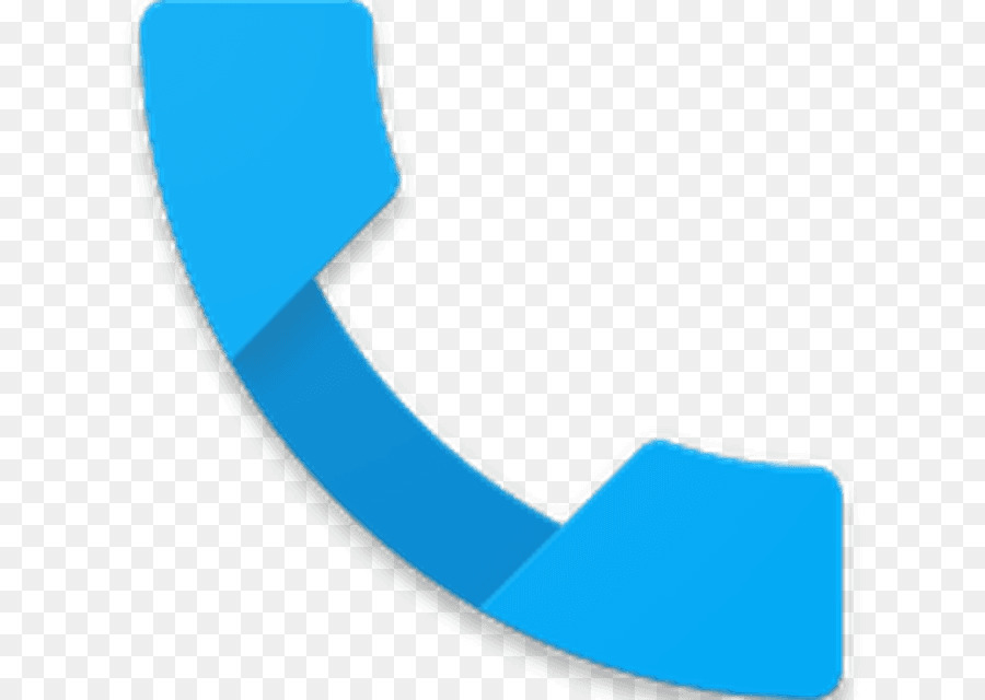 Blaues Telefonsymbol