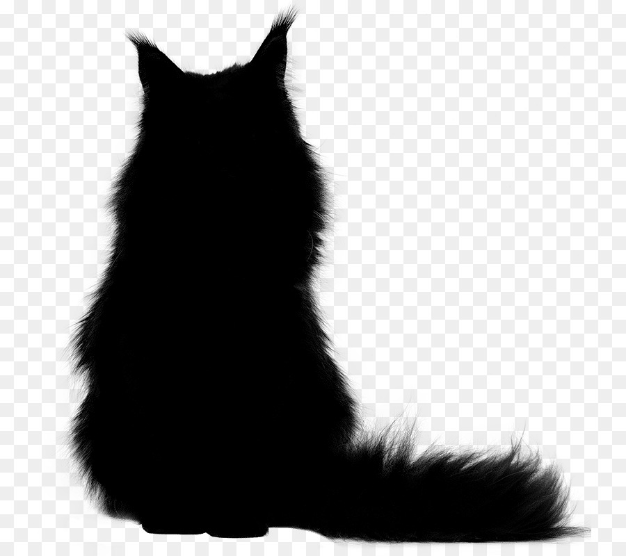 Schwarze Katzensilhouette