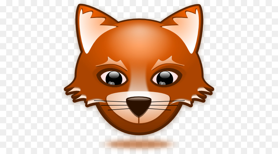 Clip art Smiley Whiskers Red fox Image