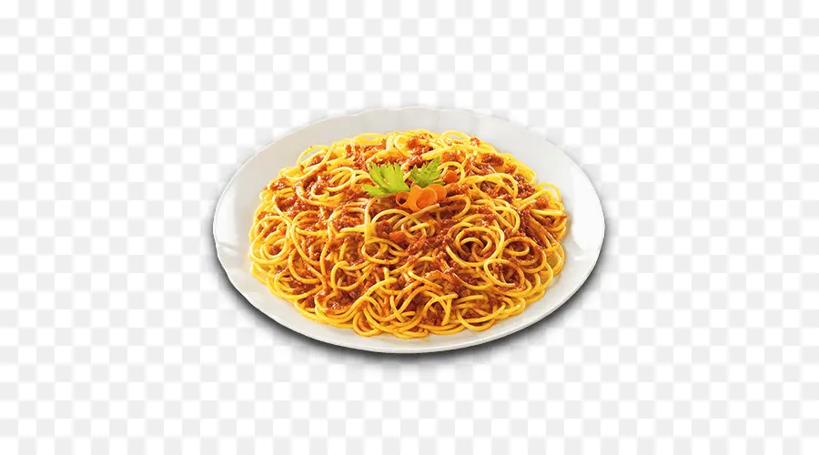 Delizioso piatto di spaghetti