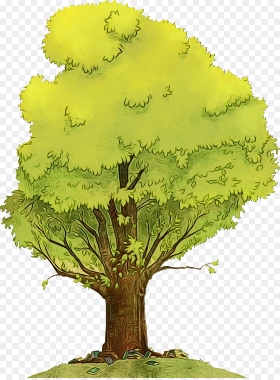 Illustrazione dell'albero verde