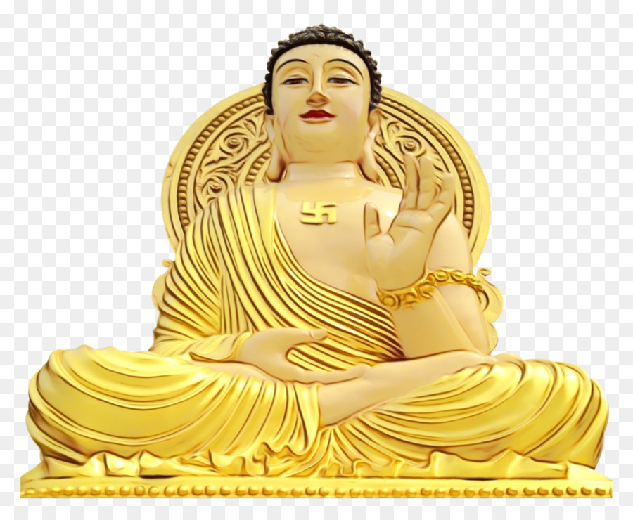 Statua dorata del Buddha