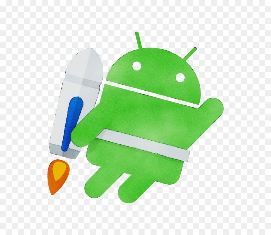 Android-Maskottchen mit Jetpack