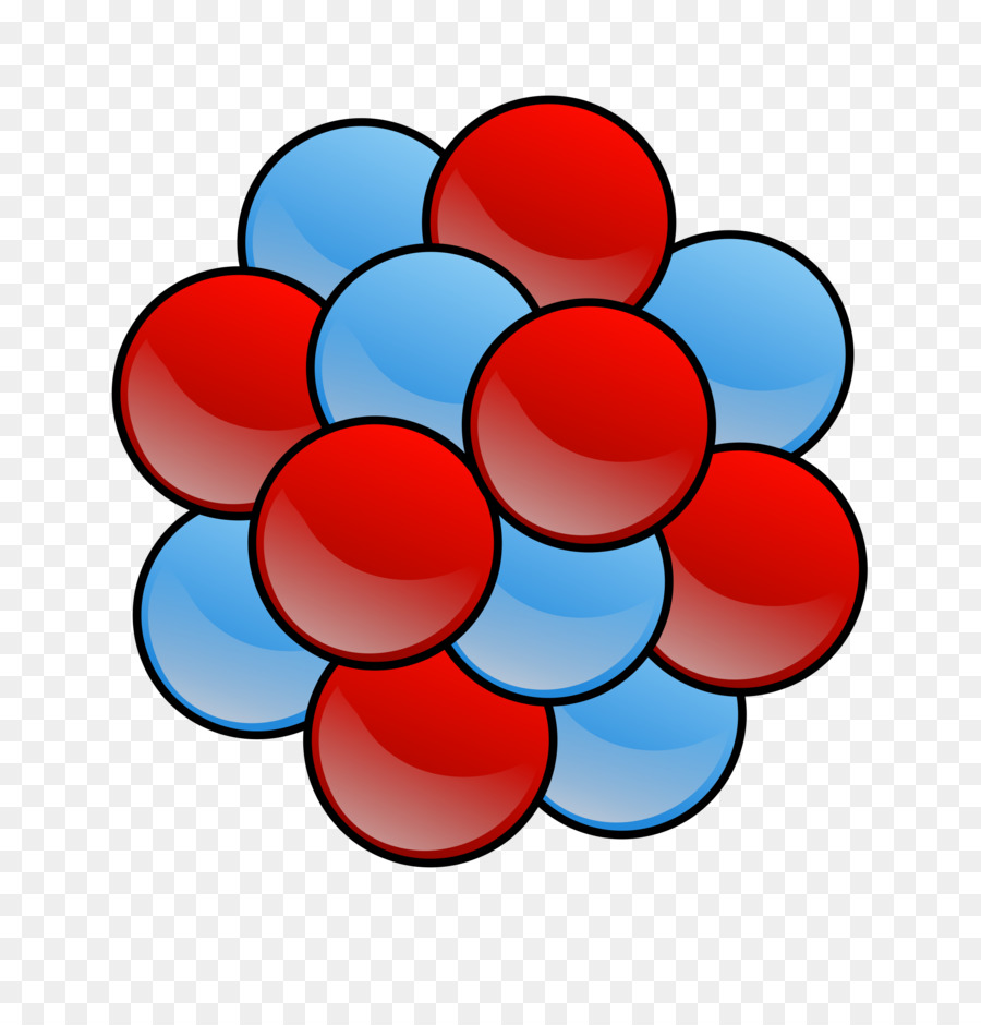 Illustrazione colorata del modello atomico