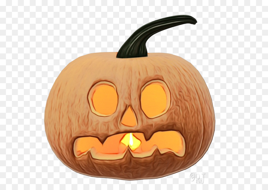 Faccia di zucca triste per Halloween