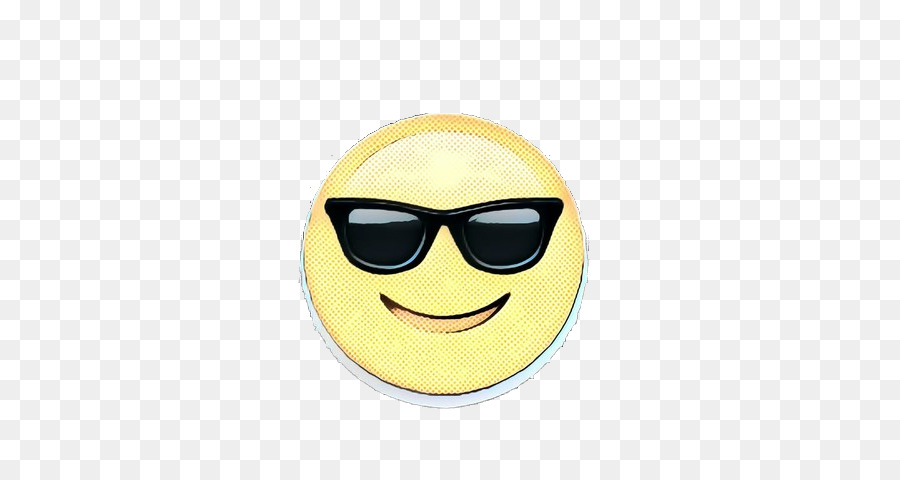 Cooles lächelndes Emoji mit Sonnenbrille