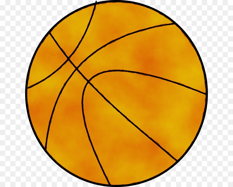 Leuchtend orangefarbener Basketball