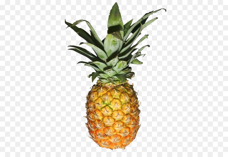 Blau bemalte Ananas