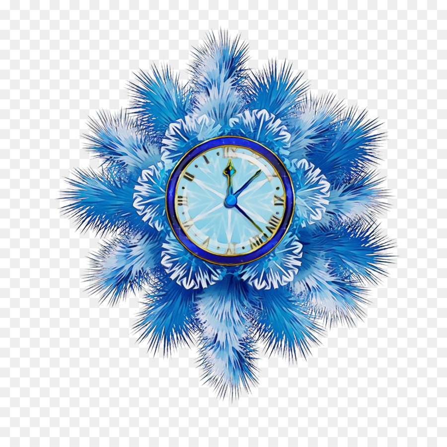 Orologio con decorazione fiocchi di neve