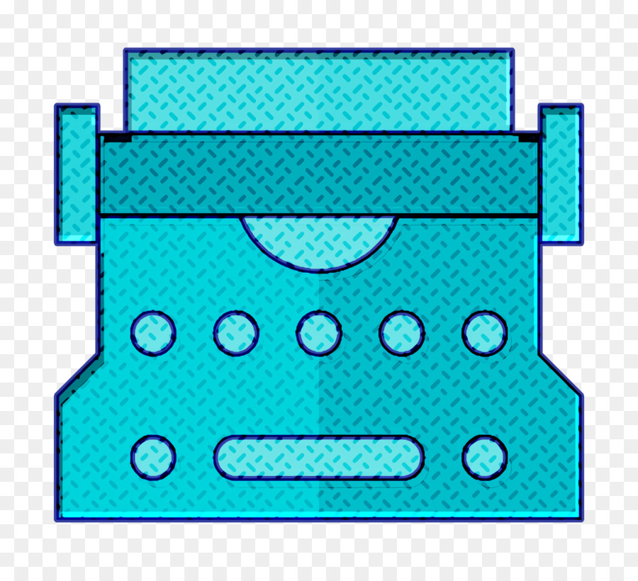 Schreibmaschinensymbol Geschäfts- und Bürosymbol Blattsymbol