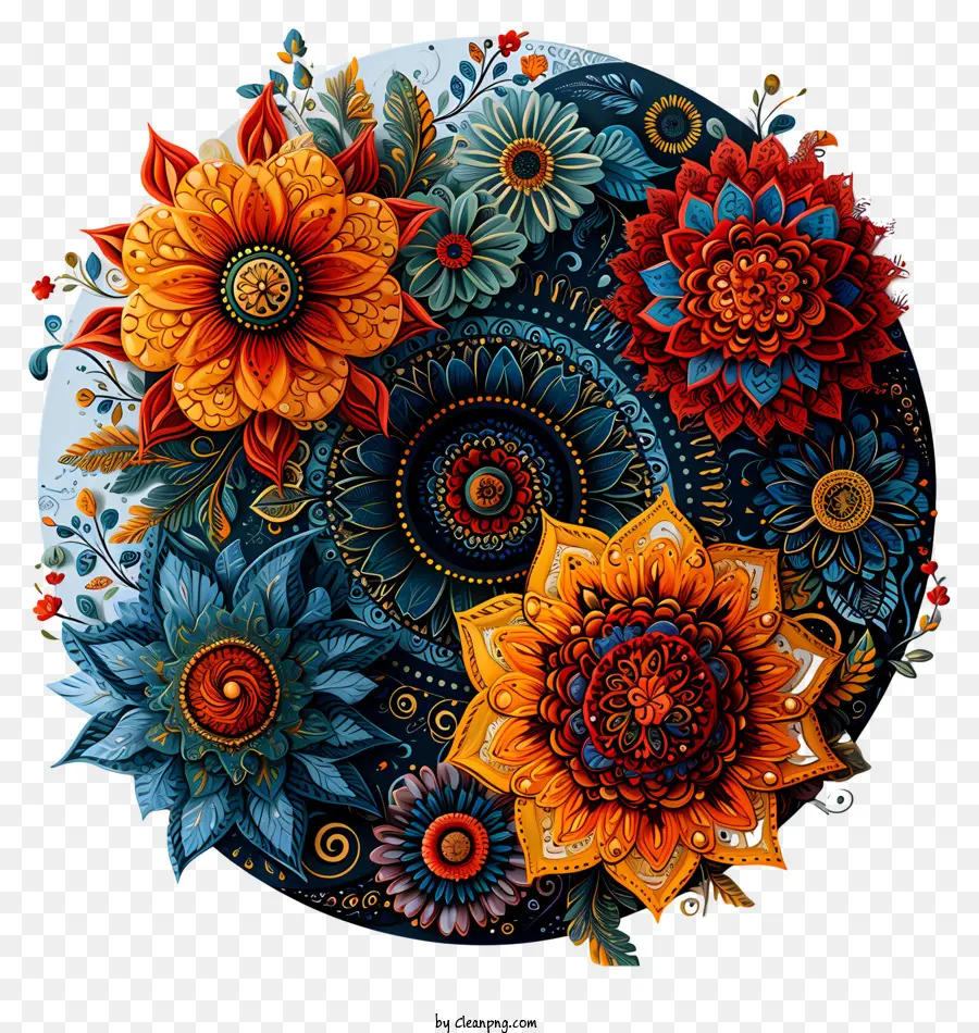 Colorful Floral Art