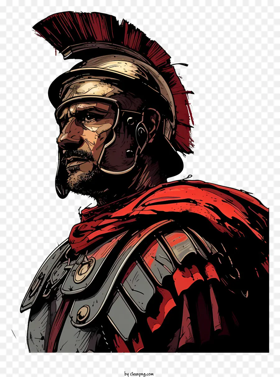 Roman Soldier in Armor