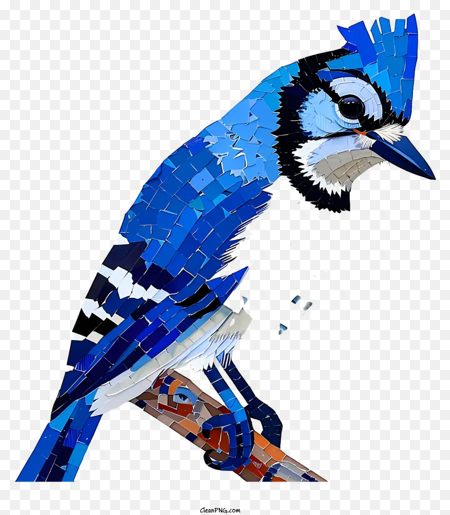 Mosaico Blue Jay Bird