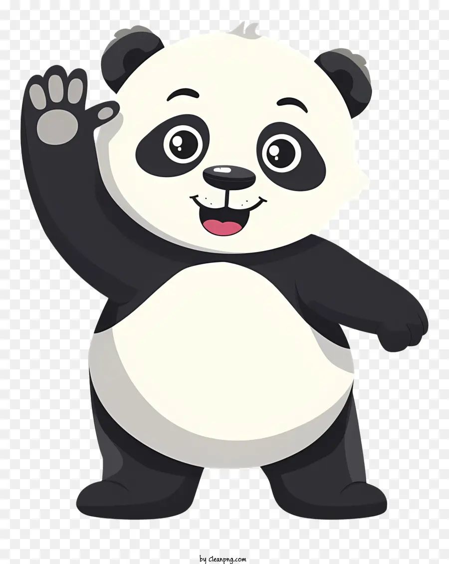 Panda simpatico cartone animato