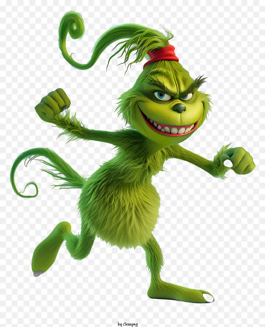 Correndo il Grinch Verde