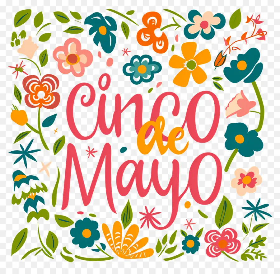 Cinco de Mayo Blumenmuster