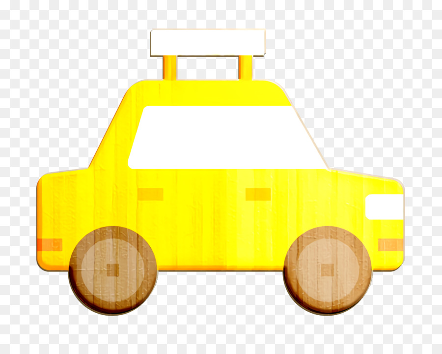 Yellow Car Illustration