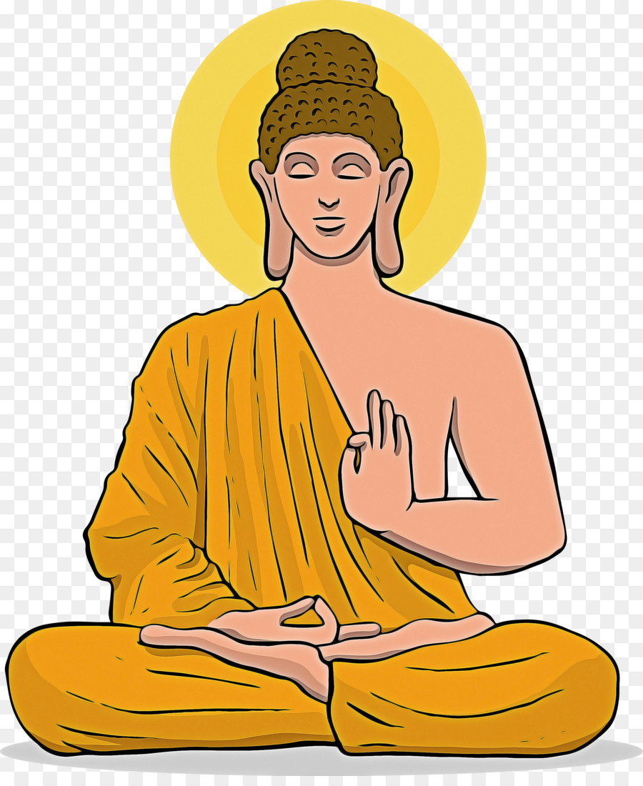 Ruhiger Buddha in Meditationshaltung