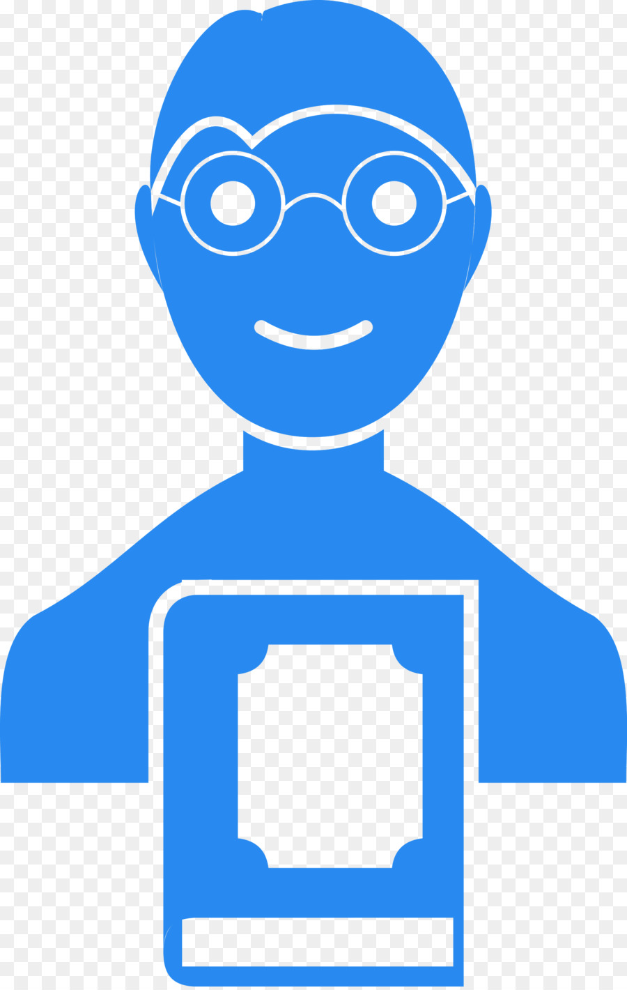 Person with Book Symbol