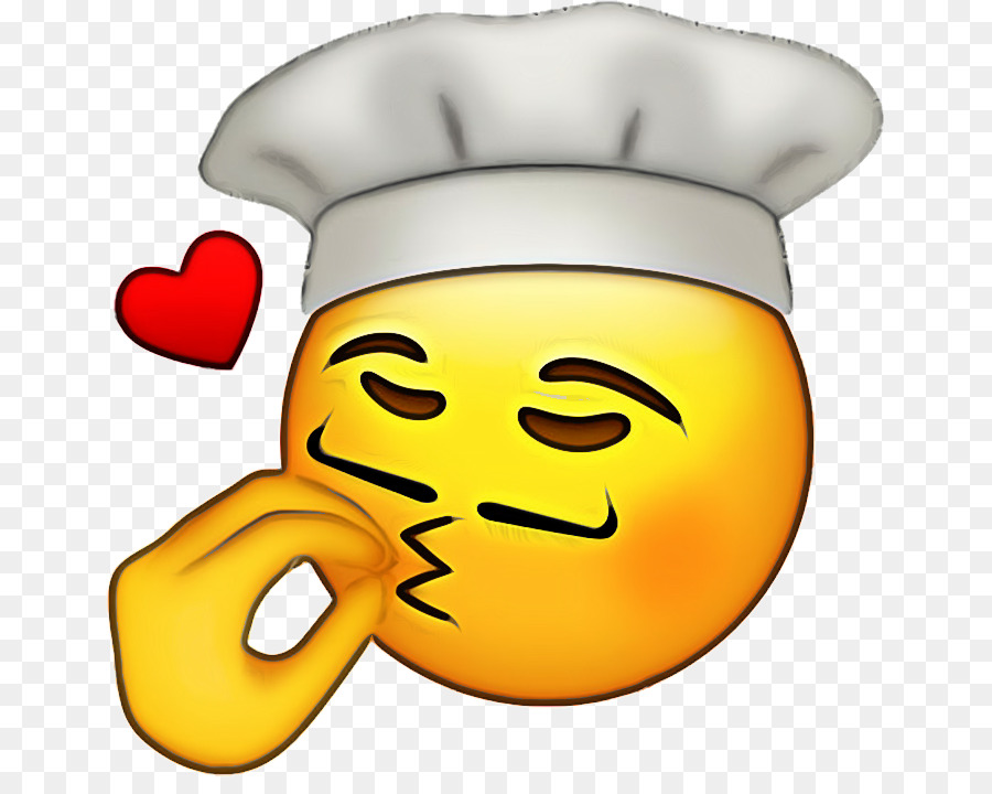 Chef Emoji che manda un bacio