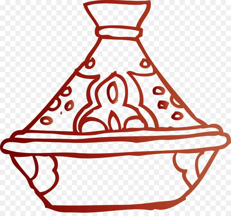 Minh họa dụng cụ nấu Tagine