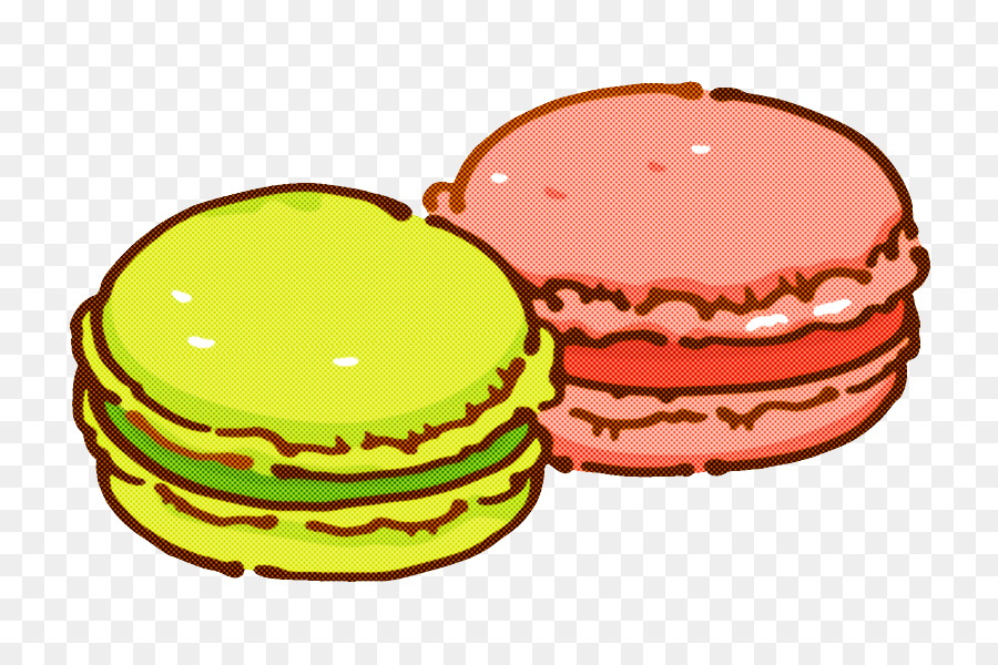 Bunte Macarons-Illustration