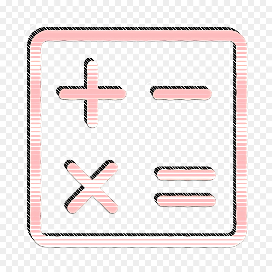 Taschenrechnersymbol mit mathematischen Operationen