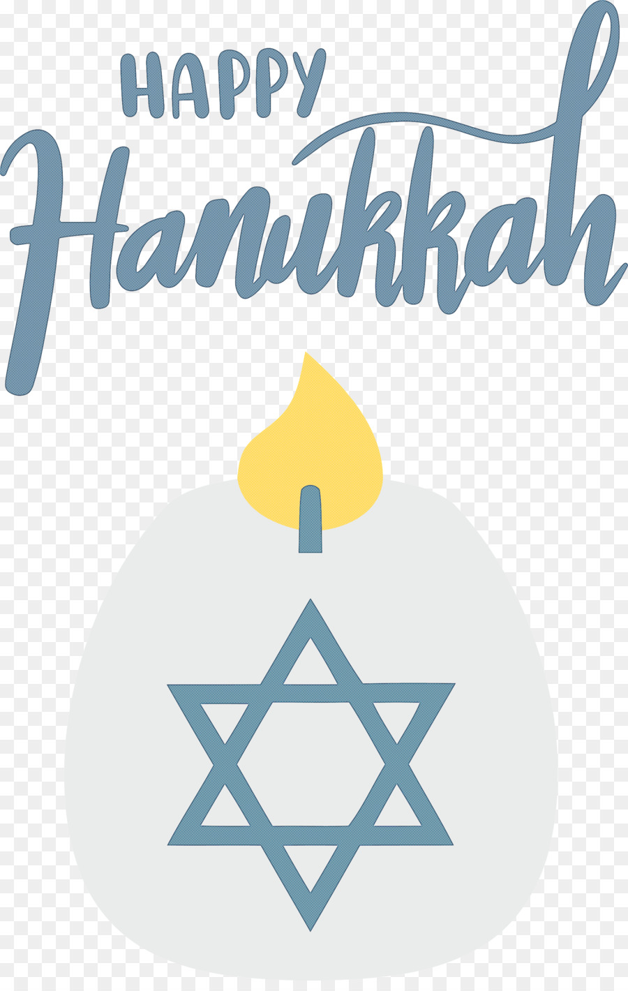 Hạnh phúc hanukkah với ngôi sao của David