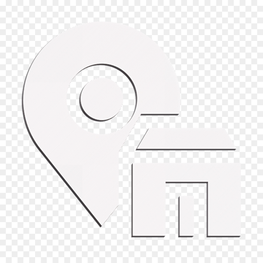 Platzhaltersymbol Solid Location Elements-Symbol GPS-Symbol