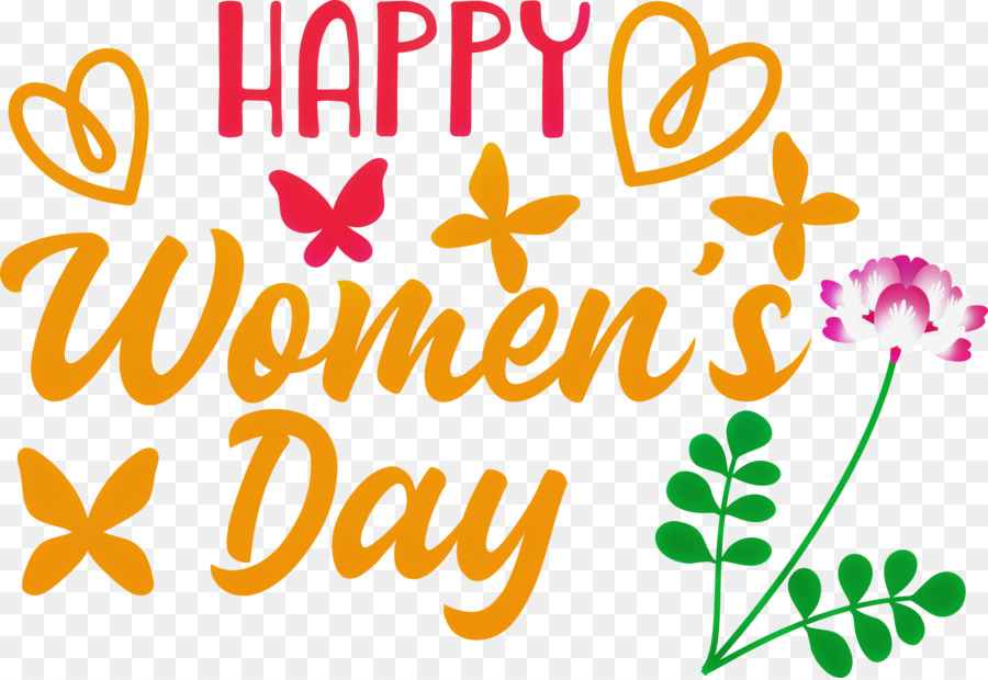 Happy Women's Day Floral Design