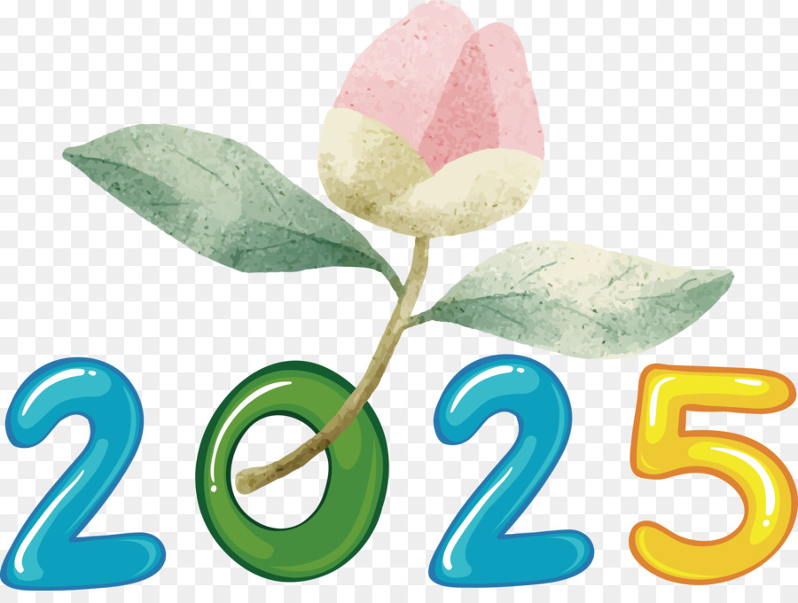 Buntes 2025 mit Blumendekoration