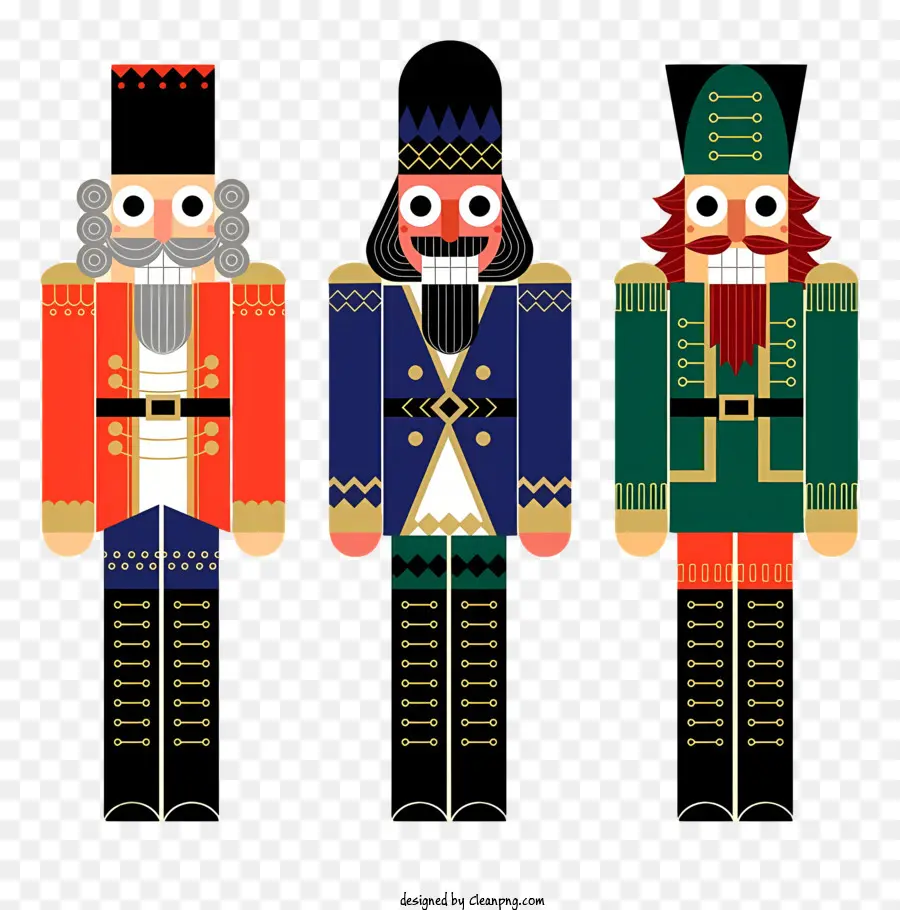 Những người lính Nutcracker cách điệu cho Giáng sinh